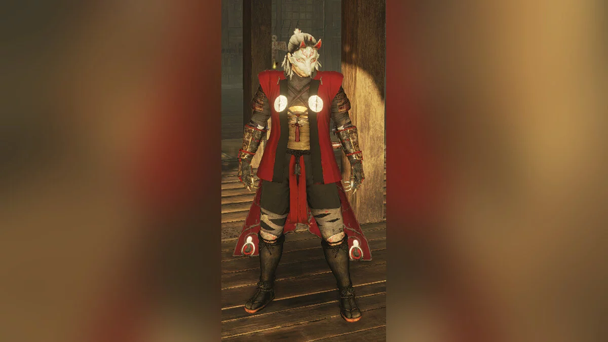 Nioh 2: Complete Edition — Red and black coat