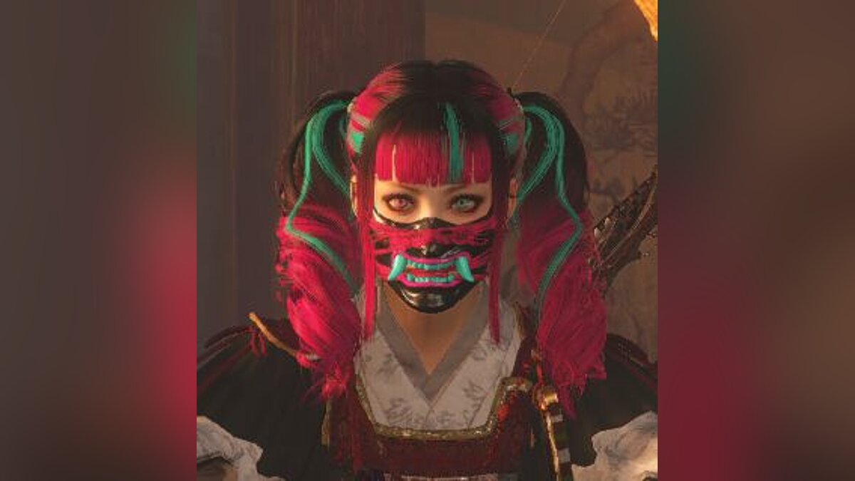 Nioh 2: Complete Edition — Neon mask