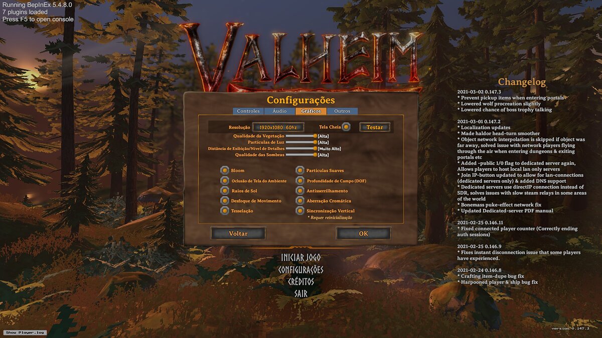 Valheim — Graphics settings