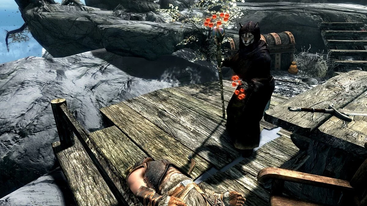 Elder Scrolls 5: Skyrim Special Edition — La Tomatina — помидорное заклинание