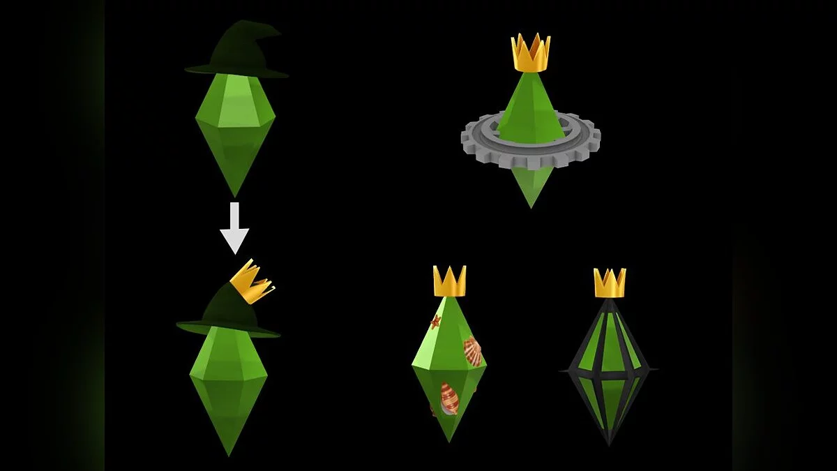 The Sims 4 — Оккультный кристалл над героями