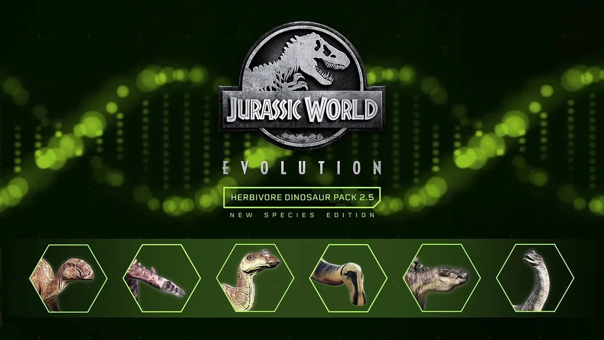 Jurassic World Evolution — Conjunto de dinosaurios herbívoros.