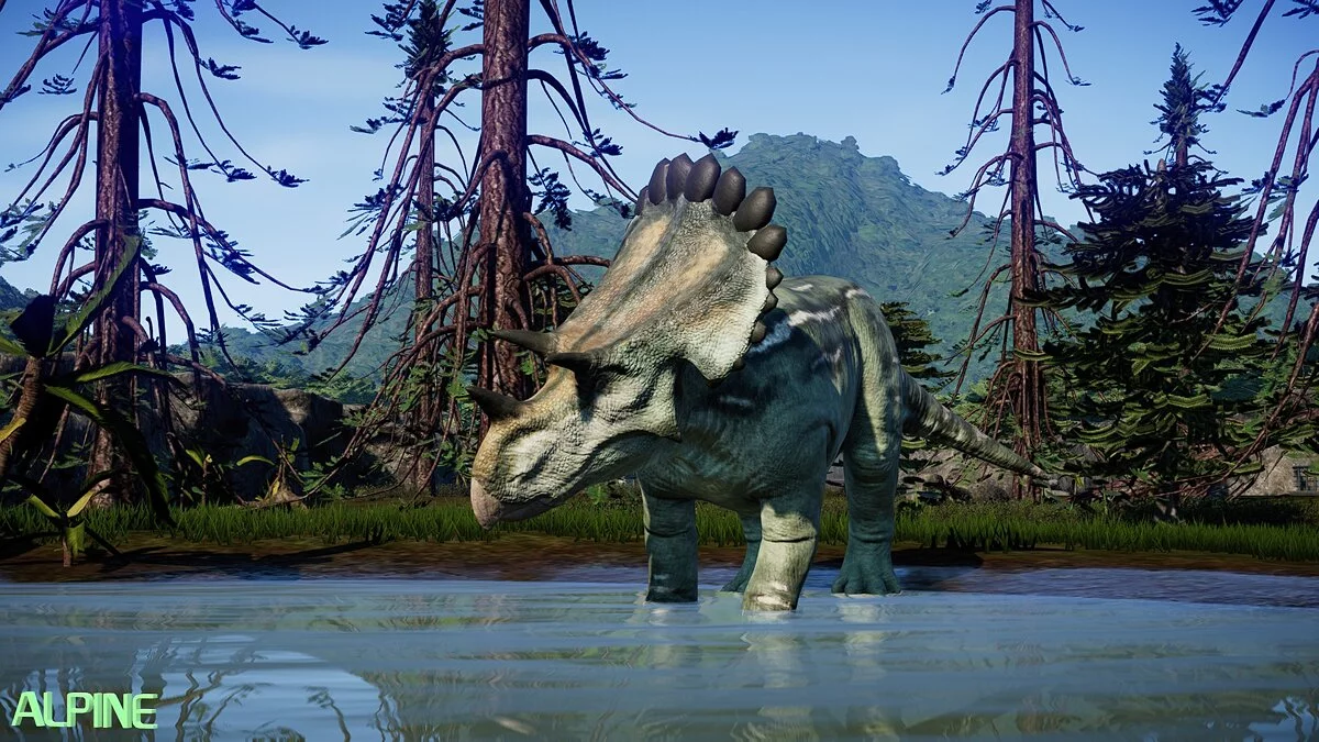 Jurassic World Evolution — Регалицератоп (новый вид)