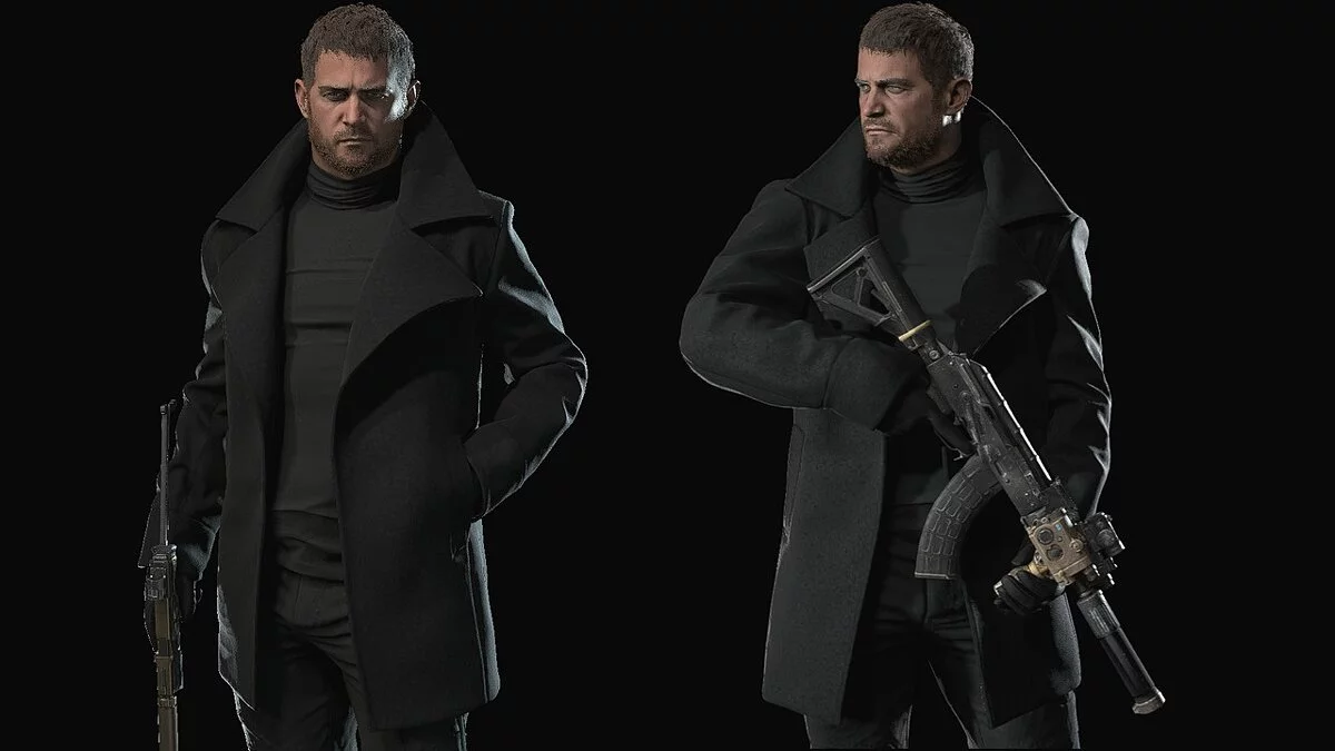 Resident Evil Village — Chris's coat throughout the game