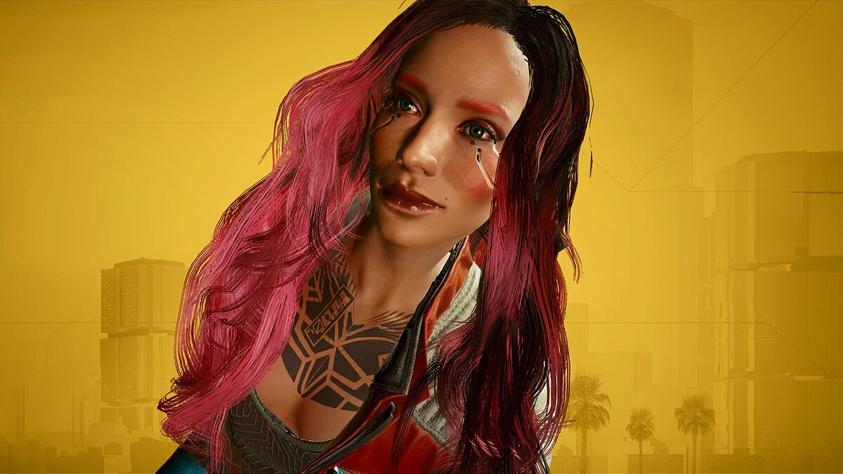 Cyberpunk 2077 — Long hair for V