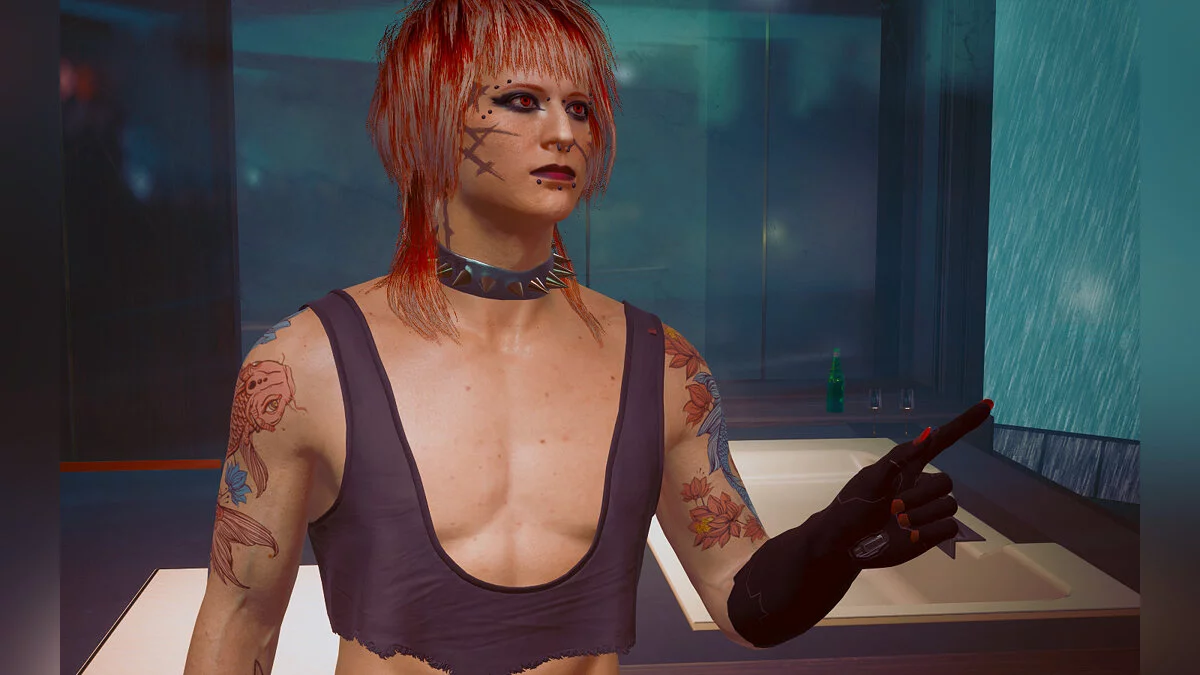 Cyberpunk 2077 — Шипованный ошейник