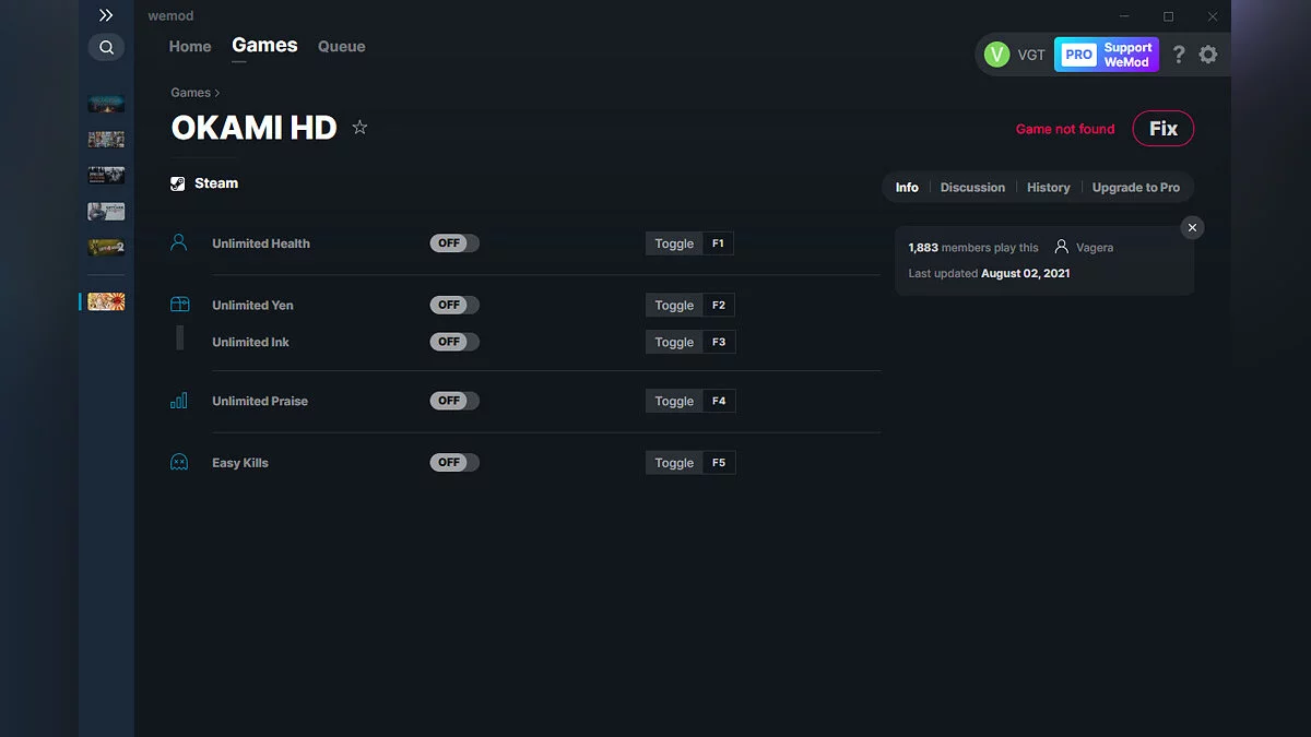 Okami HD — Трейнер (+5) від 02.08.2021 [WeMod]