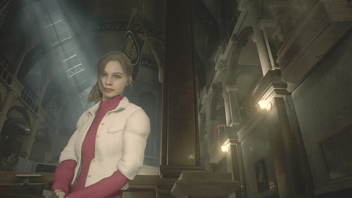 Resident Evil 2 — Claire in costume from the cartoon Resident Evil Degeneration