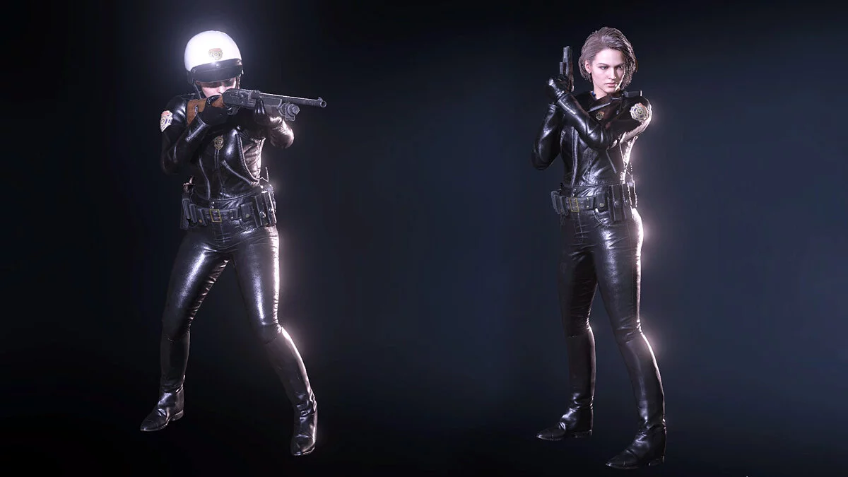 Resident Evil 3 — Jill - retro cop