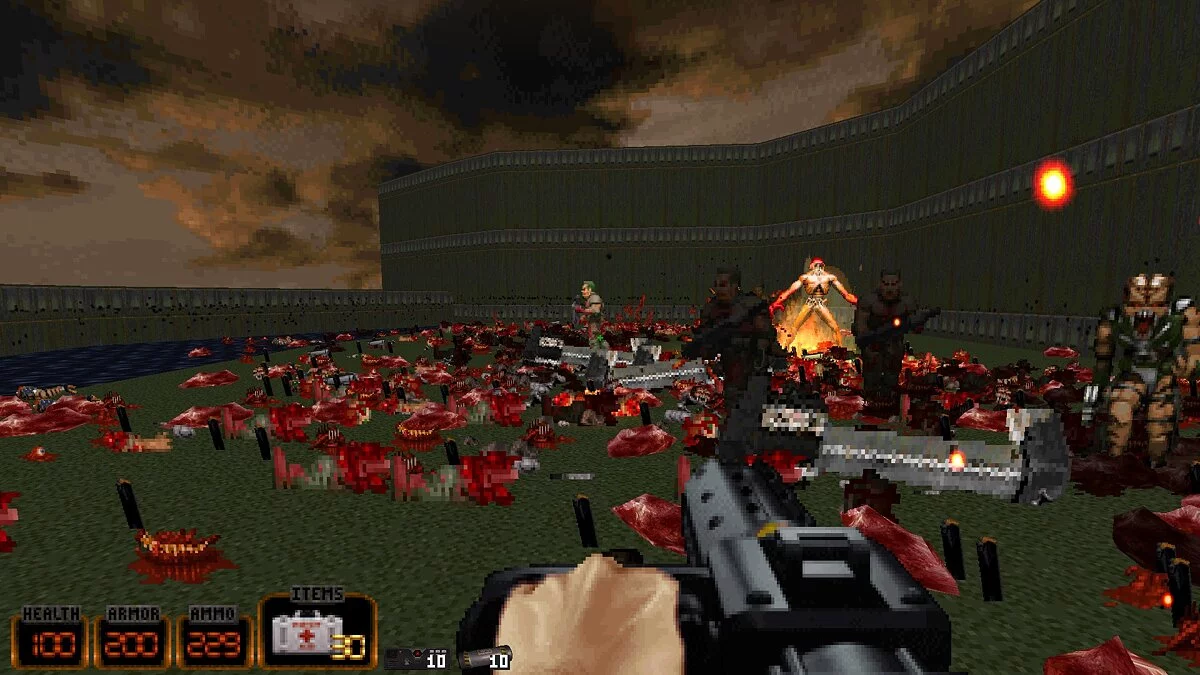 DOOM 2 — Duke Nukem 3D on the DOOM engine