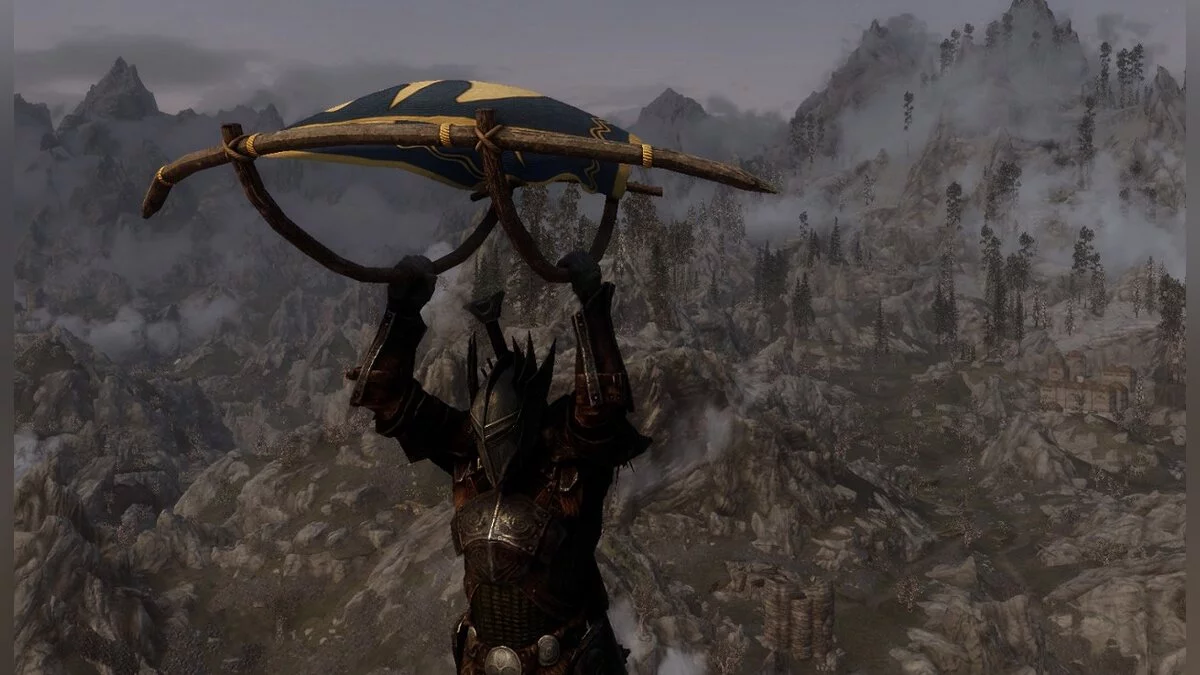 Elder Scrolls 5: Skyrim Special Edition — A paraglider