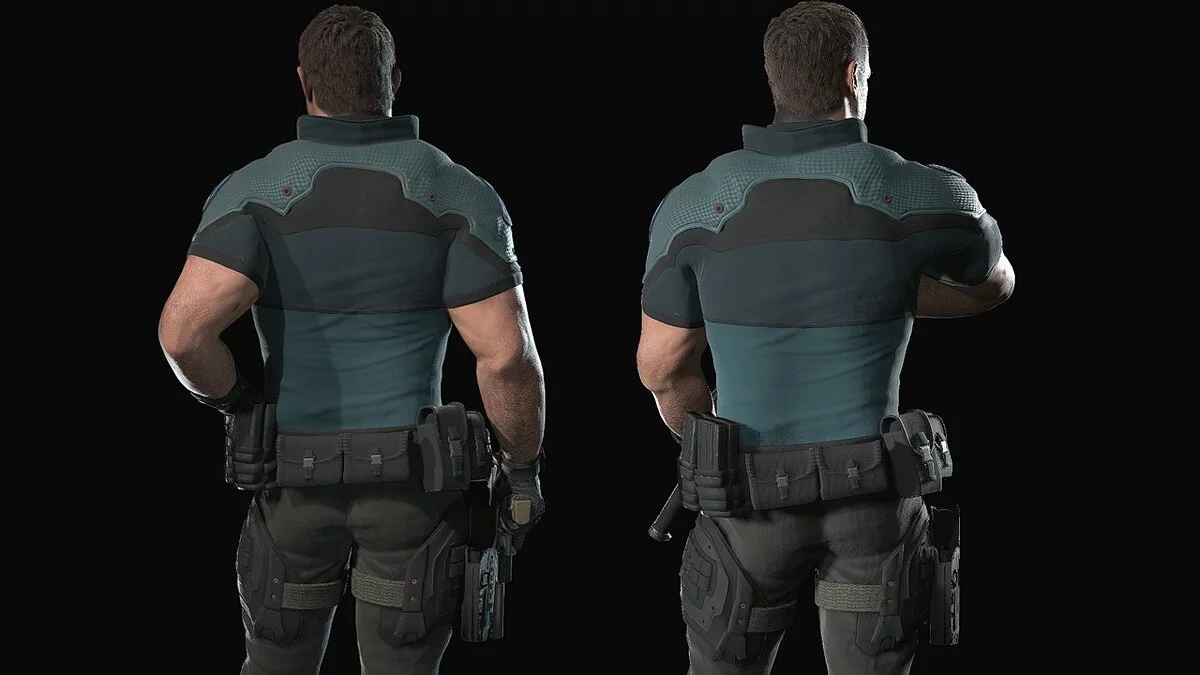 Resident Evil Village — Кріс у костюмі з RE Vendetta