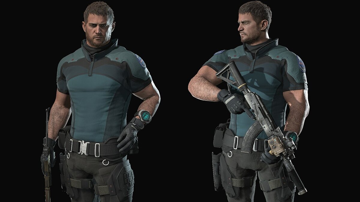 Resident Evil Village — Chris in RE Vendetta costume