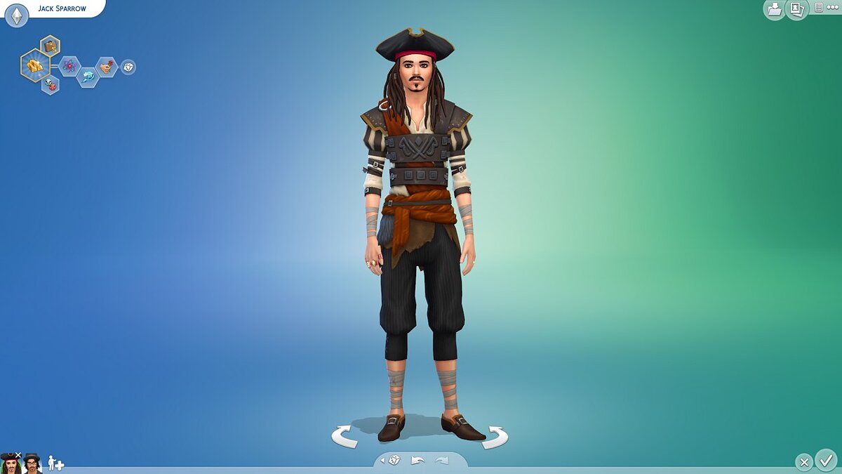 The Sims 4 — Capt. Jack Sparrow