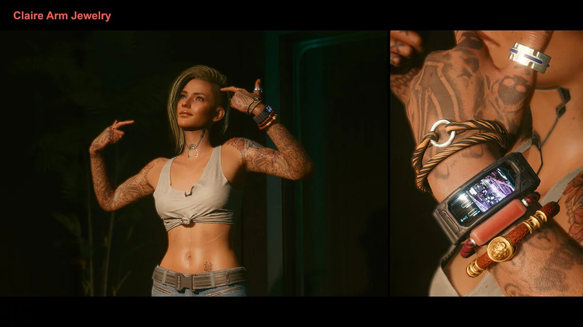 Cyberpunk 2077 — Модульная коллекция украшений