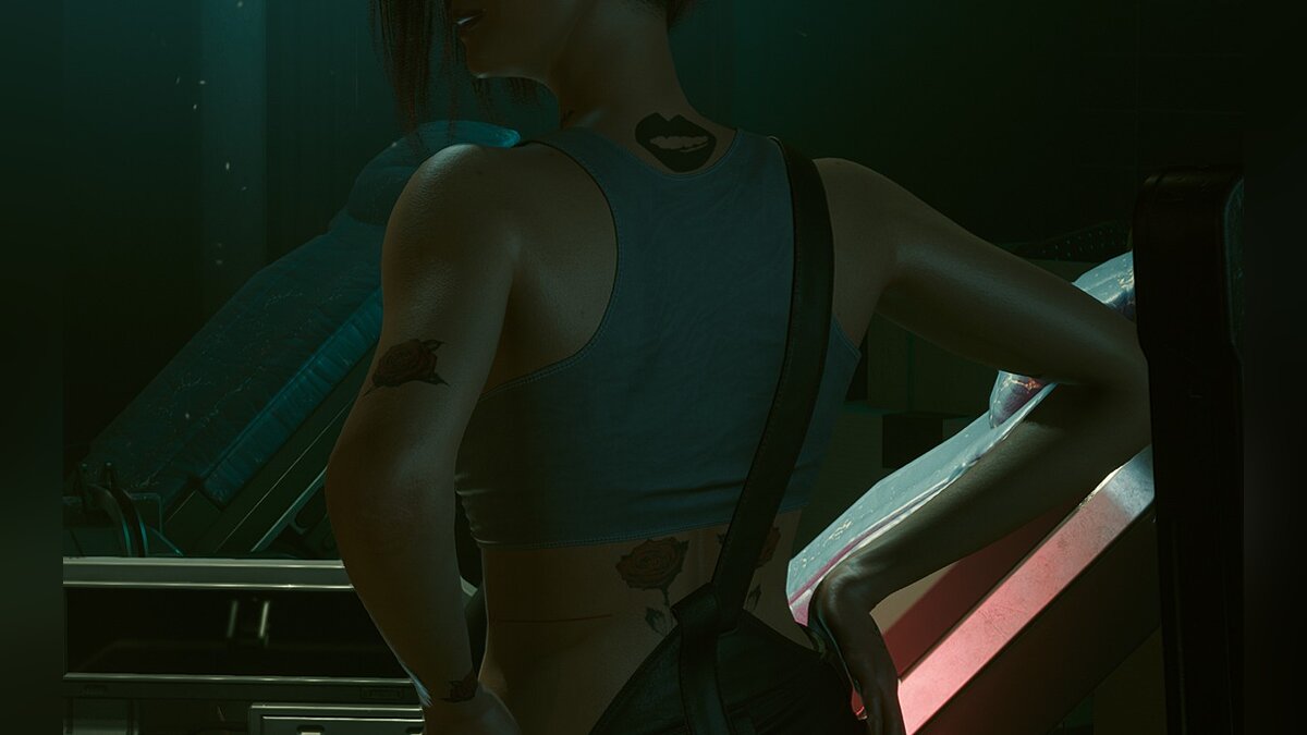 Cyberpunk 2077 — Judy's new tattoos