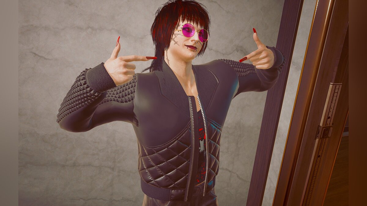 Cyberpunk 2077 — Jacket with studded sleeves