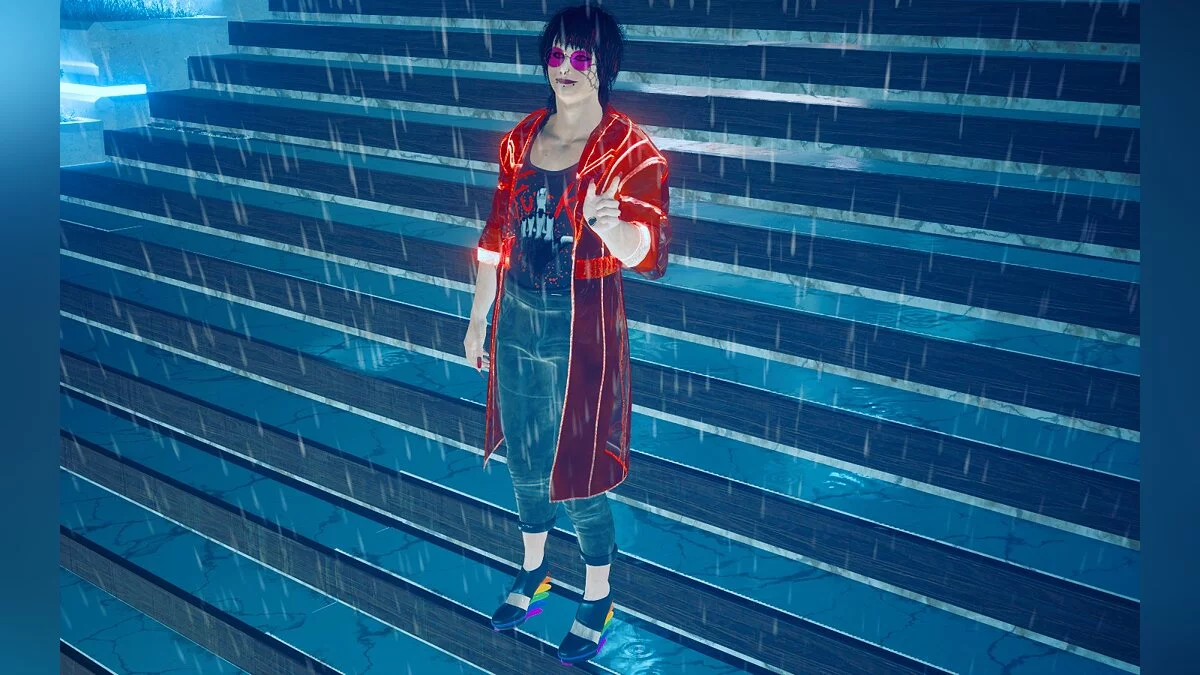 Cyberpunk 2077 — Прозрачные голографические пальто