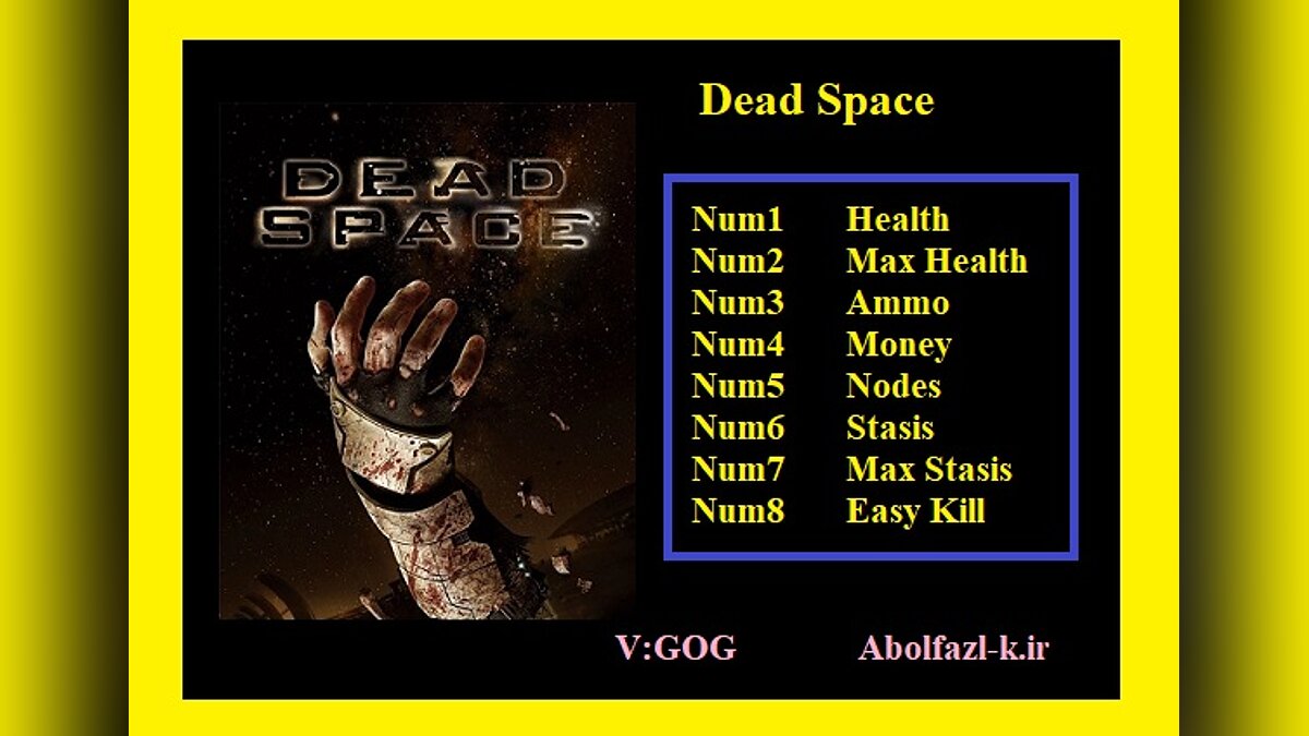 Dead Space — Trainer (+8) [GOG]