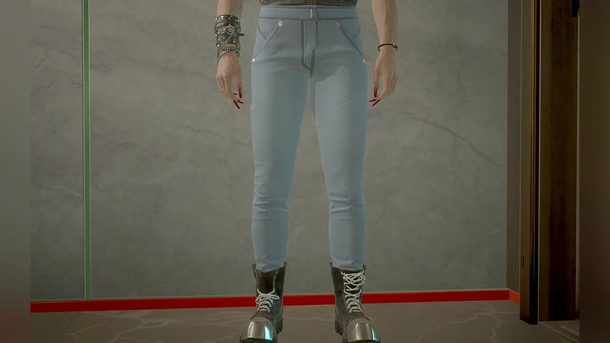 Cyberpunk 2077 — Мужские узкие джинсы