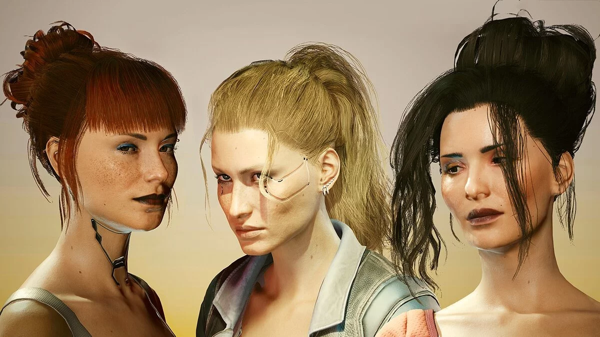 Cyberpunk 2077 — New hairstyles