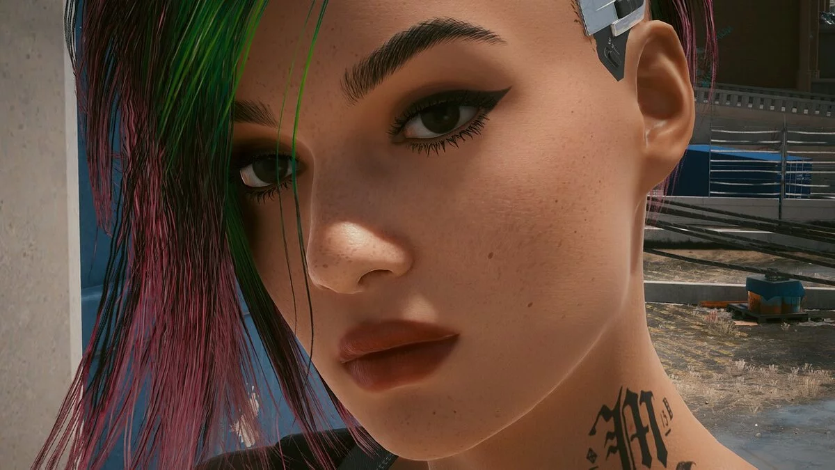 Cyberpunk 2077 — Face and eyebrow makeup 4K for Judy