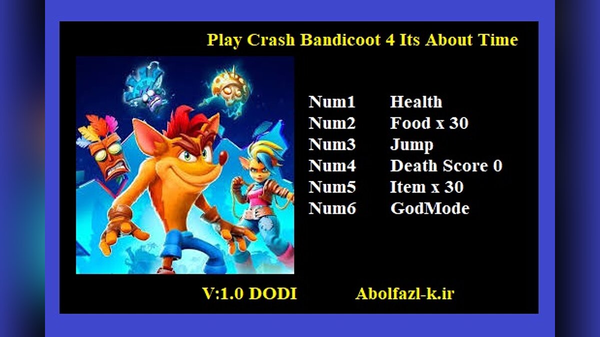 Crash Bandicoot 4: It&#039;s About Time — Trainer (+6) [1.0]