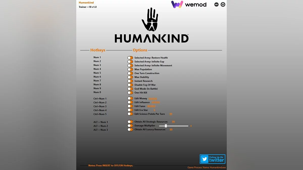 Humankind — Trainer (+18) [1.0] [v1.0+]