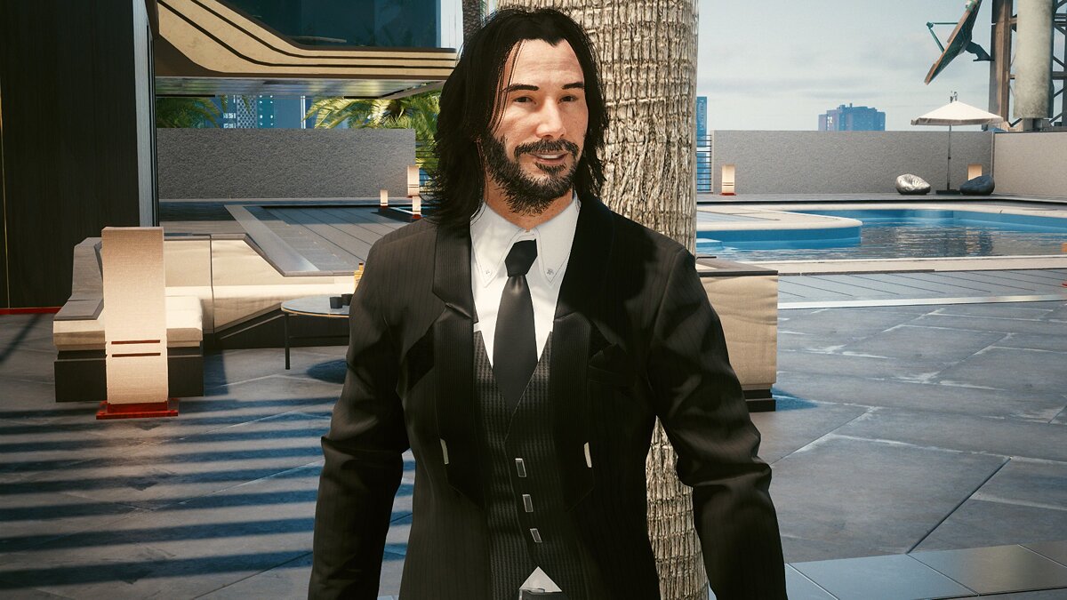 Cyberpunk 2077 — Johnny in a suit