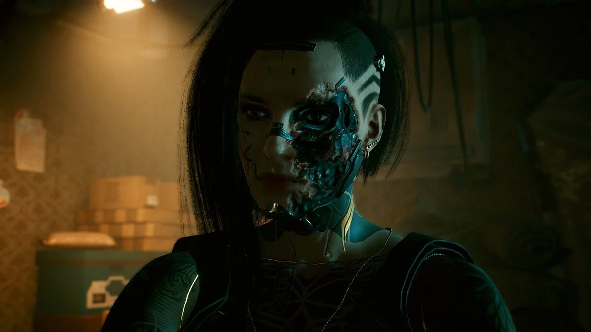 Cyberpunk 2077 — Повреждение лица для Ви