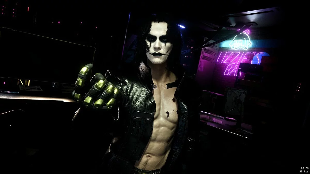 Cyberpunk 2077 — Раскраска для лица - «Ворон»