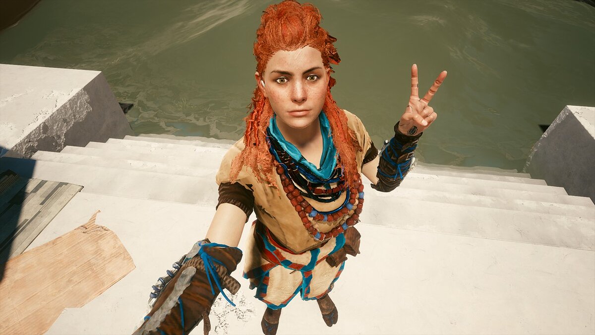 Cyberpunk 2077 — Aloy instead of V