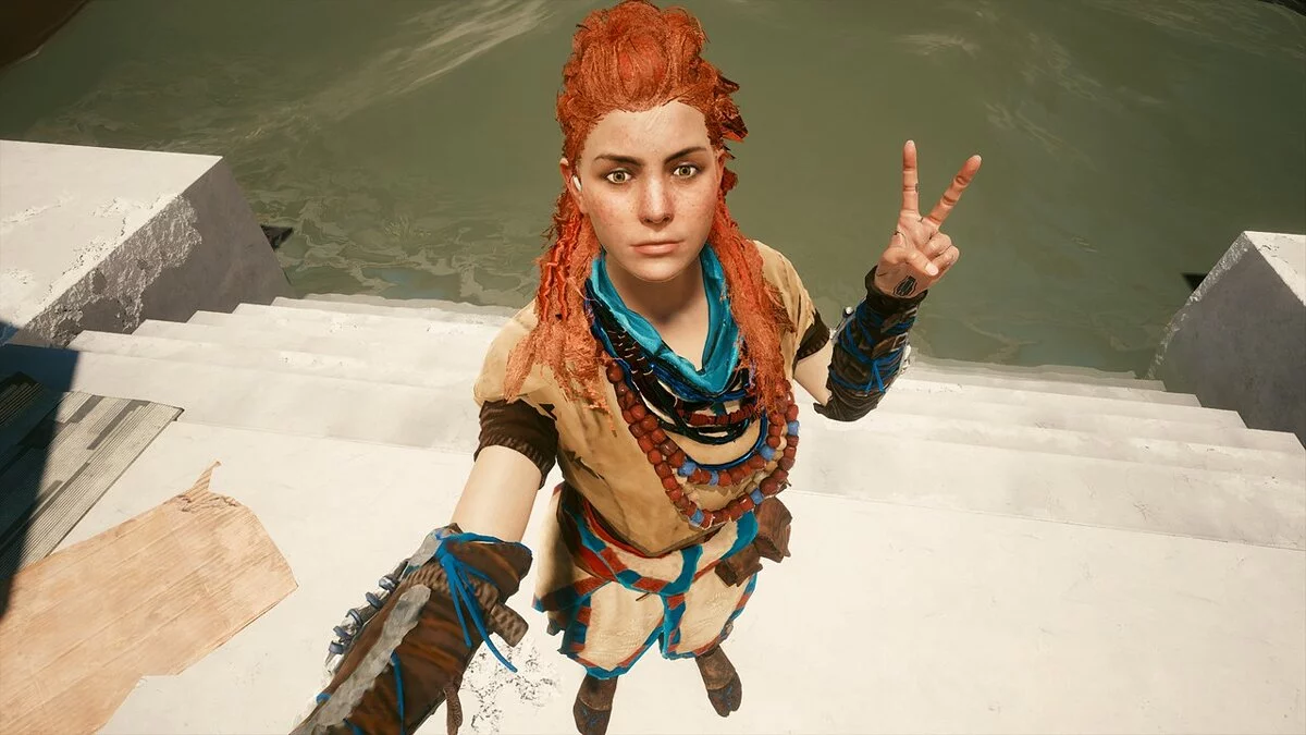 Cyberpunk 2077 — Aloy statt V