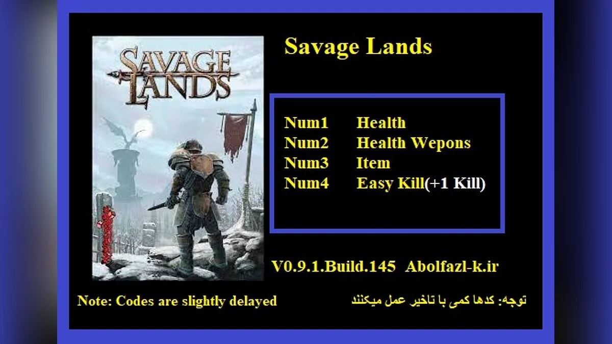 Savage Lands — Trainer (+4) [0.9.1 Build.145]