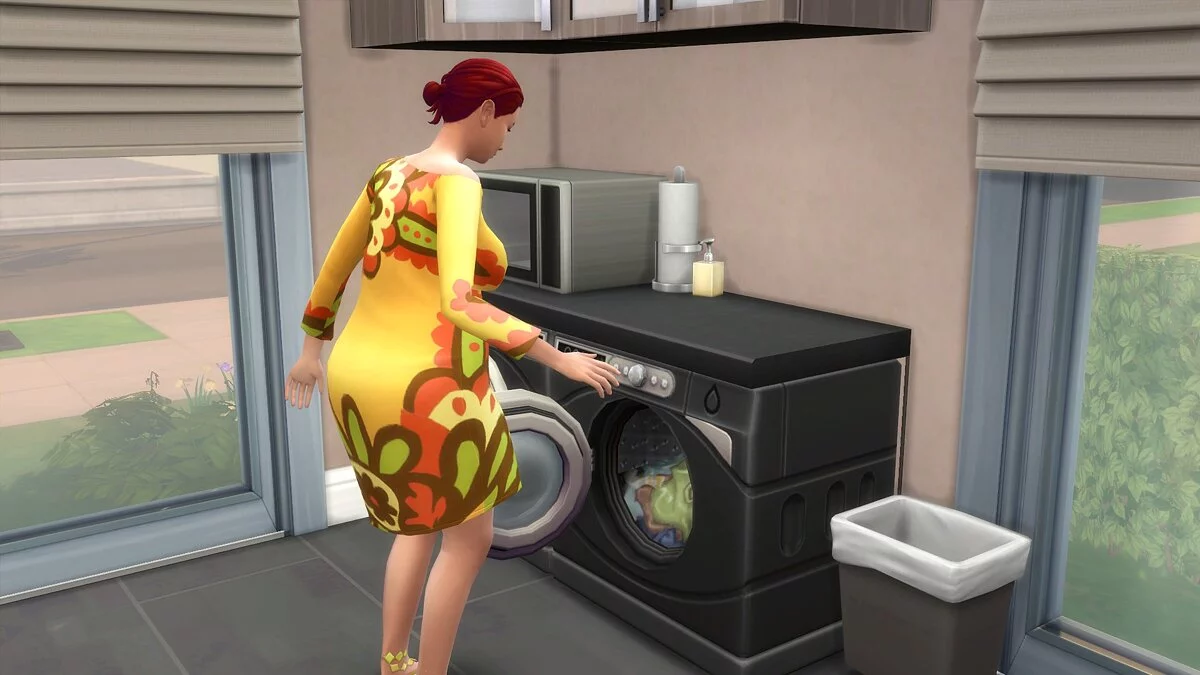 The Sims 4 — Washer and dryer under counter