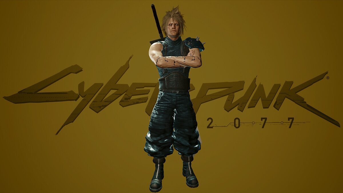 Cyberpunk 2077 — Claude's outfit from Final Fantasy 7