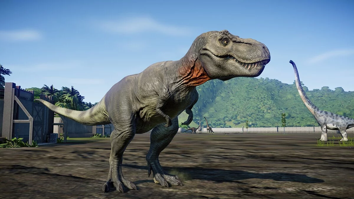 Jurassic World Evolution — Новая раскраска для тирекса