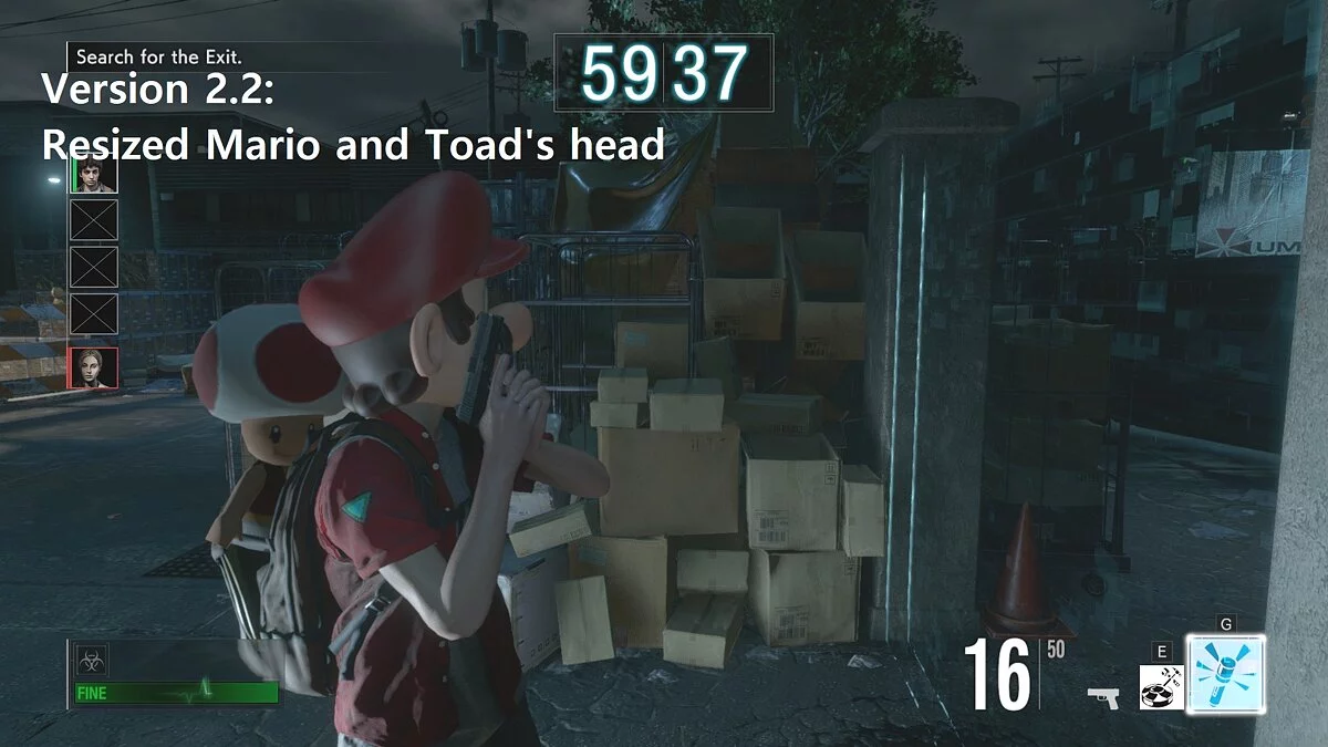 Resident Evil: Resistance — Марио с грибочком