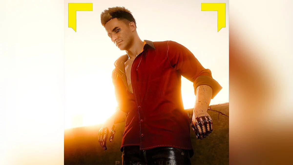 Cyberpunk 2077 — Рубашка Генри для мужчин