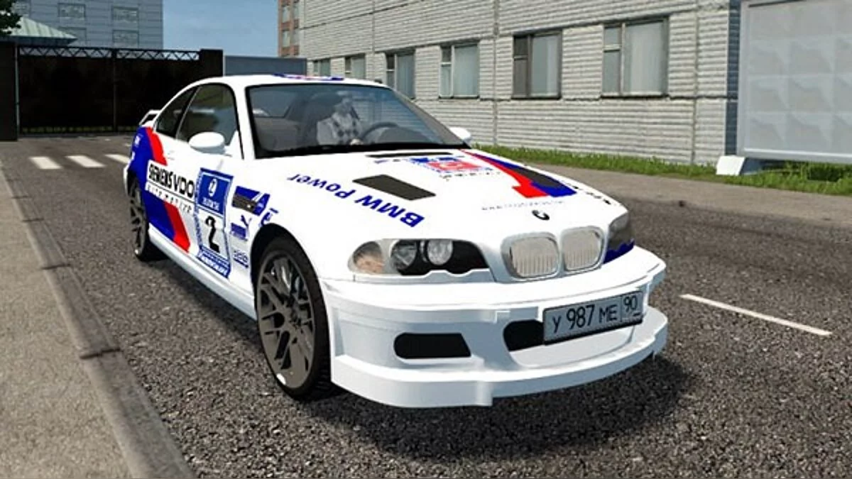 City Car Driving — BMW M3 GTR 2002 KCD yu1.5.ya.2sch