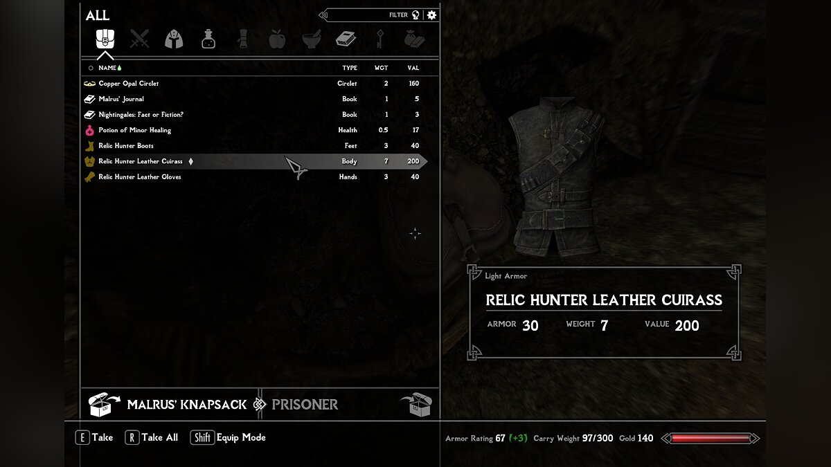 Elder Scrolls 5: Skyrim Special Edition — Relic Hunter Armor for Everyone