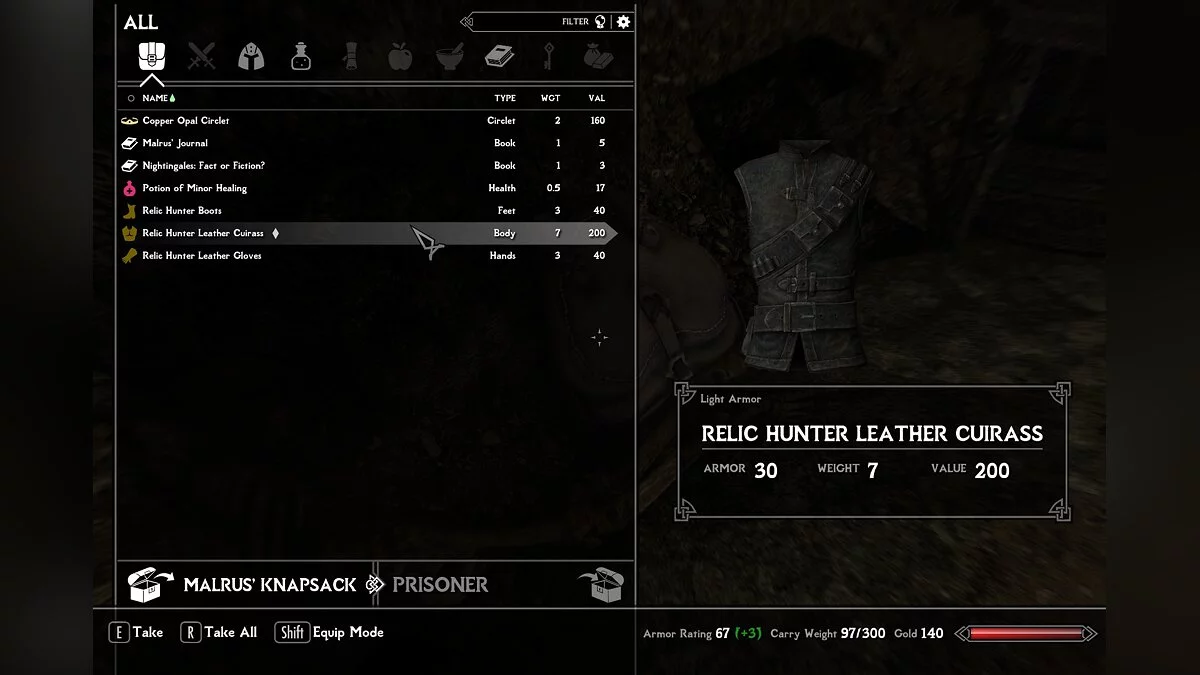 Elder Scrolls 5: Skyrim Special Edition — Relic Hunter Armor for Everyone