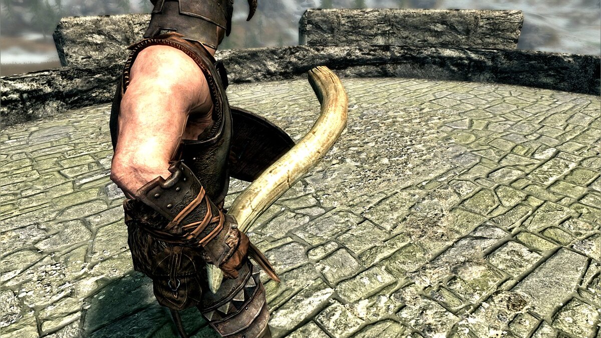 Elder Scrolls 5: Skyrim Special Edition — Mammoth ivory weapon