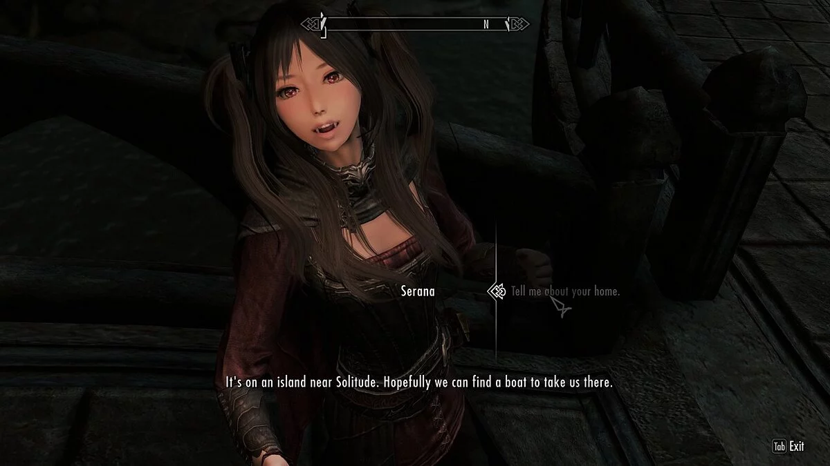 Elder Scrolls 5: Skyrim Special Edition — Компаньйон Серанья