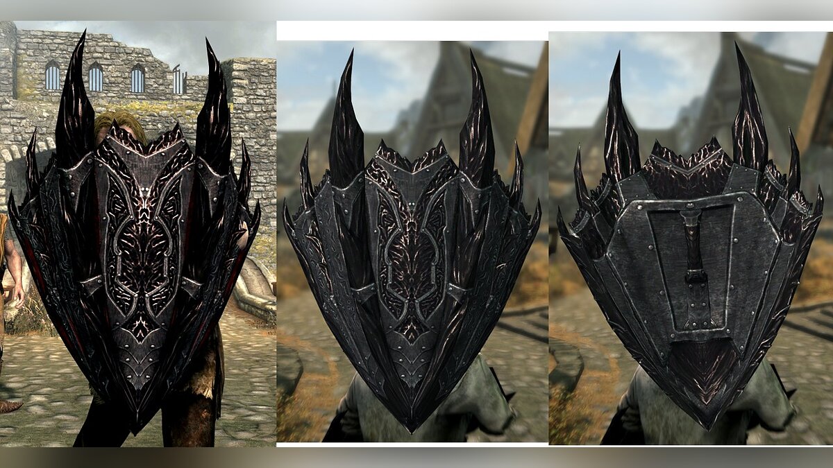 Elder Scrolls 5: Skyrim Special Edition — Daedric Shield Replacements