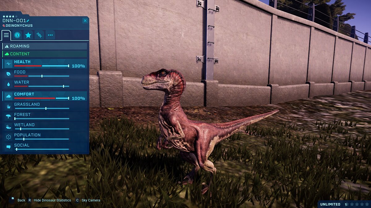 Jurassic World Evolution — Remake of Deinonychus