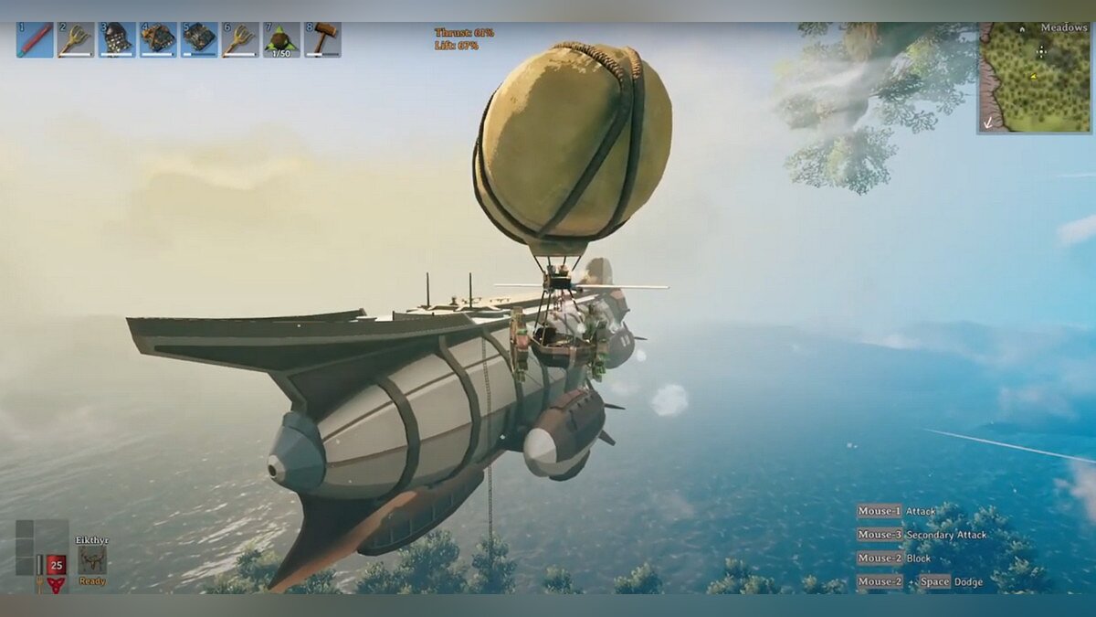 Valheim — Steam airships