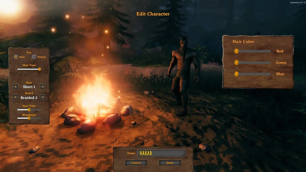 Valheim — More settings for the player