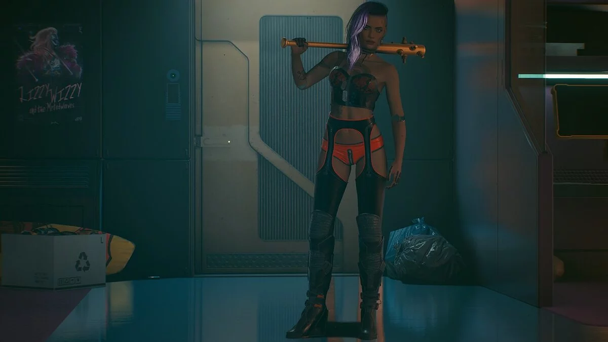 Cyberpunk 2077 — Колготки с подвязками