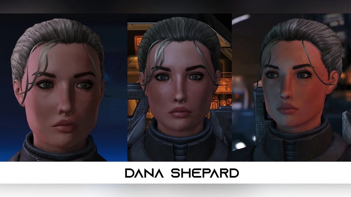 Mass Effect Legendary Edition — New faces for the female Shepard